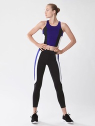 [HCM]QUẦN LEGGING OYSHO COBALT BLUE BLOCK LEGGINGS- SIZE S