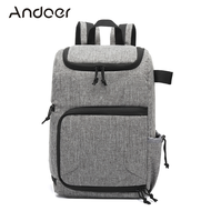 Andoer Multi-Functional กล้องกันน้ำกระเป๋าเป้สะพายหลังขนาดใหญ่ความจุแบบพกพากระเป๋ากล้องสำหรับเดินทาง