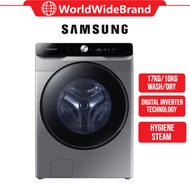 SAMSUNG WD17T6300GP/SP 17KG/10KG FRONT LOAD WASHER DRYER WITH AI ECOBUBBLE™