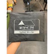 TENDA Tardem camping tent Flay sheet 3m x 3m