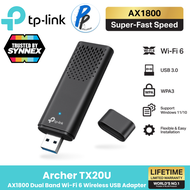 TP-Link ⚡️ตัวรับสัญญาณไวไฟ 6⚡️Archer TX20U AX1800 Dual Band Wireless USB Adapter Wi-Fi 6 #ประกันตลอด