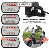 FAVORITEGOODS Battery Capacity Indicator Universal Scooter E-Bike 36V48V60V72V Battery Indicator