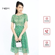 [ Genuine ] High-end designer women's dress NEM Fashion 40782