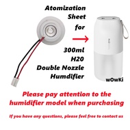 H2O 【300ml】加湿器雾化片Microporous Atomization contains wiring terminals Sheet Humidifier accessories for 
