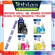 BROTHER BD60BK/BT5000C/BT5000M/BT5000Y ORIGINAL REFILL INK READY STOCK FAST SHIPPING