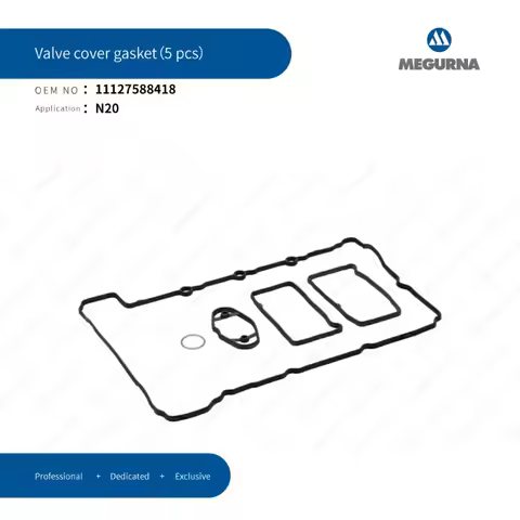 N20 2.0T Engine Valve Cover Gasket For BMW 125i 220i 328i 320i 420i 428i 520i 528i X1 X3 X4 Z4 Part 