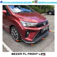 Perodua bezza facelift 2020 2021 2022 pu front lip lips diffuser skirt skirting