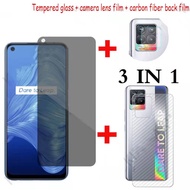 【Anti-Spy】3-in-1 Realme C21Y C25Y C25S C20 C21 C25 C17 C15 C12 C11 C3 8 8i 7 7i 6 6i 5 5i Pro 9H Ant