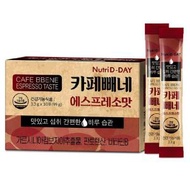 Nutri D-Day - 燃脂減肥原味特濃咖啡 (紅) 3.3g x 30包 (平行進口)