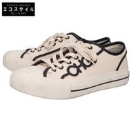 รองเท้าผ้าใบ Jimmy Choo รุ่น FENIX LOS F CANVAS ทำจากผ้าแคนวาสและหนัง ไซส์ 38