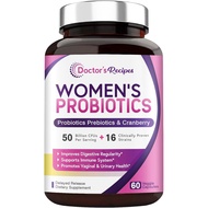 Doctor's Recipes Women'S Probiotic 50 Billion Probiotic Probiotics Probiotics Probiotic Health Support Women And Urinary Tract 60 tablets