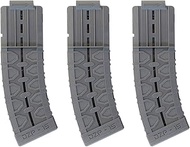 DART ZONE Pro-Series 15-Round Standard-Length Dart Magazine 3-Pack, Gray (6239LMA-M)