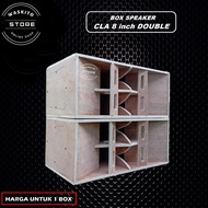 Box Speaker CLA 8 inch DOUBLE