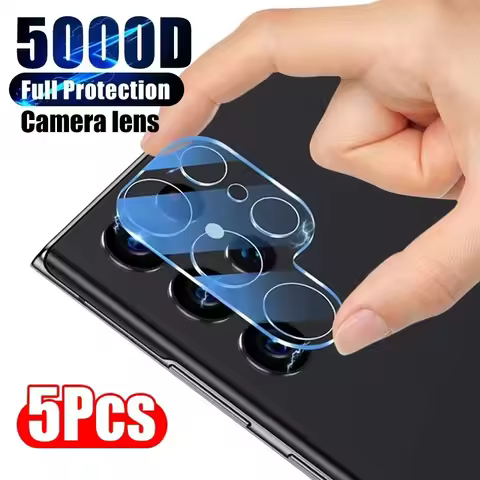 1-5P 9H Camera Lens Protector for Samsung Galaxy S25 S24 S23 S22 S21 Plus Ultra Lens Cover Tempered 