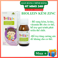 [Free ship + Quà Tặng Ngẫu Nhiên] Biolizin Kẽm Zinc Lysine Cho Bé Biếng Ăn Bổ Sung Vitamin B6 Siro Ă