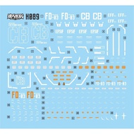 MASTER H097 HGUC HG 1/144 Gustav Karl Unicorn Ver Water Slide Decal Fluo Type