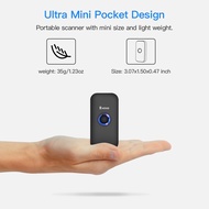 Eyoyo Portable 1D Mini CCD Screen  Bluetooth Barcode Scanner, 3-in-1 Bluetooth & USB Wired & 2.4 Wir