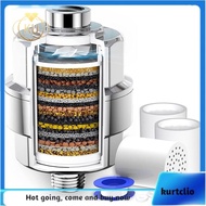 [kurtclio.sg]20 Stage Shower Filter Shower Water Filter Shower Water Purifier -Shower Head Filter for Hard Water, with 3 Replaceable Filter Cartridges Fan