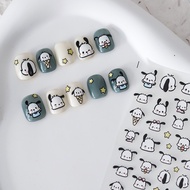 5D Embossed Pacha Dog  Cute Puppy Thin and Tough 3D Nail Sticke Nail Decoration Sticker Nail Art Man