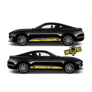 K820# MUSTANG GT 2 Sides Body Stripes Vinyl Stickers
