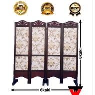 PEMBAHAGI RUANG KAYU / PARTITION KAYU ORIGNAL /WOODEN SCREEN DIVIDER BEST QUALITY