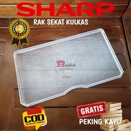 RAK KULKAS SHARP RAK SEKAT KULKAS 1 PINTU DAN 2 PINTU KULKAS ORIGINAL MIKA BEKAS