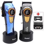 kemei per Trimmer Brushless Motor Battery Powered Hair Trimmers Commercial pers With Charging Base K