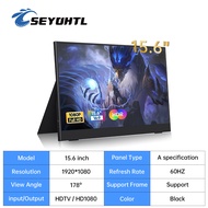 SEYOHTL Portable Monitor 15.6 Inch 1080P FHD IPS Laptop Monitor HDMI Gaming Monitor with Speaker Ext