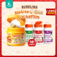 Olive Care Bundling Vitamin Kucing NATIVE+ GOLD & VITAMIN Nafsu Makan/Bulu/Imunitas Pelengkap Nutris