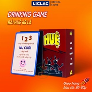 Bộ bài Huệ 68 Lá - Drinking Game dành cho nhóm bạn liên hoan Bài Nhậu Uống Bia Rươu say sưa tới bến