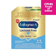 ENFAGROW A+ THREE LACTOSE FREE 1.725KG | 900G FOR DIETARY MANAGEMENT OF LACTOSE INTOLERANCE