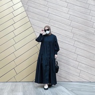 Gamis Putih Mewah Import Wanita Dewasa LENGAN PANJANG size S M L XL MATT SHAKILA HQ Terlaris