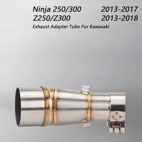 Z250 Exhaust Mid Link Pipe For Kawasaki Ninja250 Ninja300 Ninja 250/300 Z250 Z300 2013-2018 Motorcyc