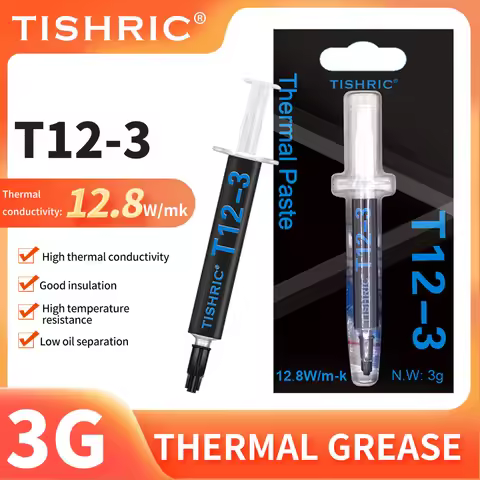 3g Thermal Paste Processor High Performance 12.8W/m-k T12-3 Thermal Grease Radiator Plaster For CPU 