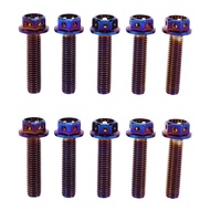 10PCS Titanium M8 Wheel Lug Bolt Screw for 300 300/Ie GTS300