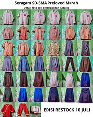 baju seragam sma preloved