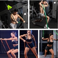 QIUJU Yoga Tension Band, TPE Elastic Fitness Elastic Band,  5-85 lbs Resistance Bands Fitness