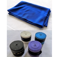 Badminton Racket Set Contains 1 and 2 Compounds 23Lbs Continuous Free Grip Bag Bonus