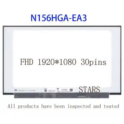 15.6inch Laptop LCD Screen N156HGA-EA3 Rev.C4 C1 C2 N156HGA-EA3 FHD 1920*1080 30Pins
