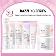 . You Dazzling Glow Up Series DAY Cream Night Cream Toner Facial Foam Body Cream Tone Up Face Cream 