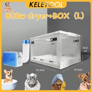 Pet dryer pet hair dryer pet atomizer box foldable pet drying box cat and dog hair dryer pet bath su