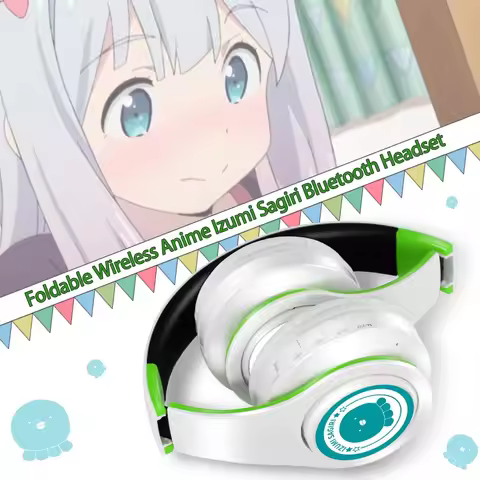 2021 Newest Anime Eromanga Sensei Izumi Sagiri Cosplay Headset Cute Headset Wireless Bluetooth Headp