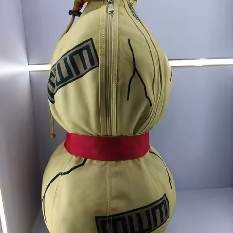 Anime "Naruto" Style Sabaku No Gaara Hulu Backpack Canvas Sports Backpack Cosplay Props Bag Casual S