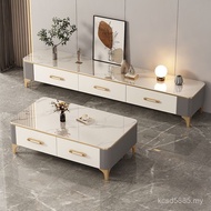 Small Small Apartment Coffee Table Luxury Combination Modern Solid Wood Coffee Table 2024 Tea Table 