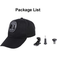 Baseball Cap Hat with Action Cam Mount for Insta360 X3/One X2/ One RS/R/GoPro Hero 11/DJI OSMO POCKET  2/ACTION 4 3