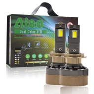 Car LED Headlight V7APP Adjustable Color 3,000K-6500KH7H8H49012 H1 High Low Beam 9005 Headlight Modi