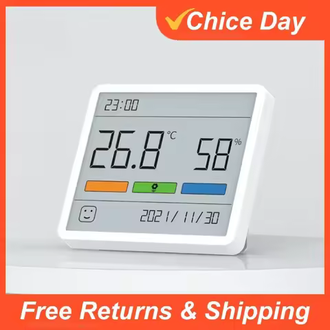 Xiaomi DUKA Atuman LCD Electronic Digital Temperature Humidity Meter Clock Indoor Home Thermometer H