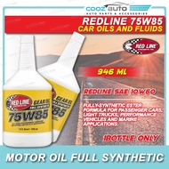 RED LINE REDLINE 75W85 GL-5 DIFFERENTIALS GEAR OIL ( 1 BOTTLE )