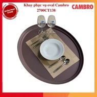 Cambro brand oval serving tray 2700CT138