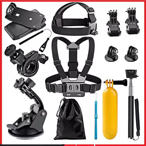 Outdoor Action Camera Accessories Kit For M44 Q80 G9 G9S S81 G10 F6 M40 M60 Serie Remote Control Onl